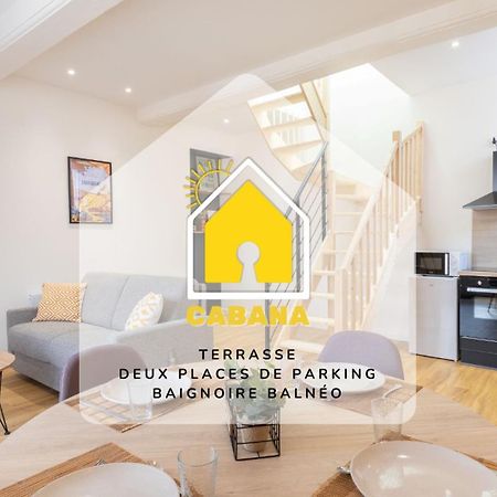 Cabana & L'Escapade Sud Maconnaise - Terrasse & Parking 아파트 외부 사진