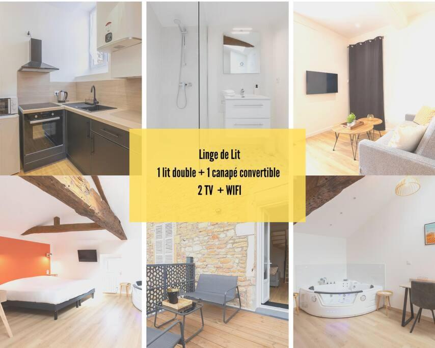 Cabana & L'Escapade Sud Maconnaise - Terrasse & Parking 아파트 외부 사진