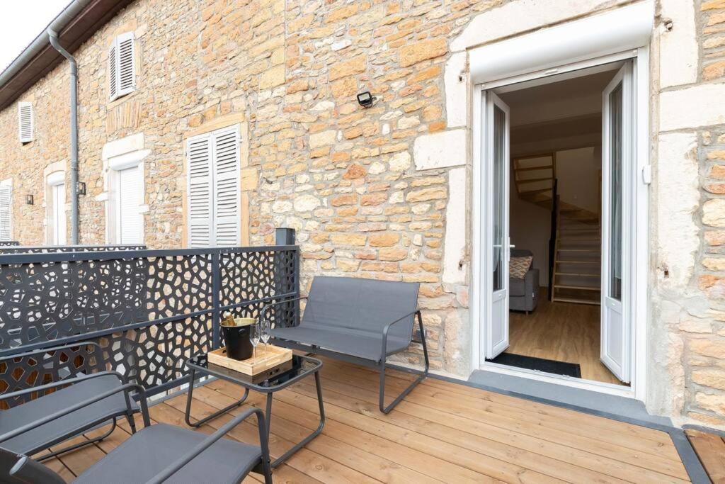 Cabana & L'Escapade Sud Maconnaise - Terrasse & Parking 아파트 외부 사진